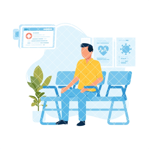 Customer wait in lobby